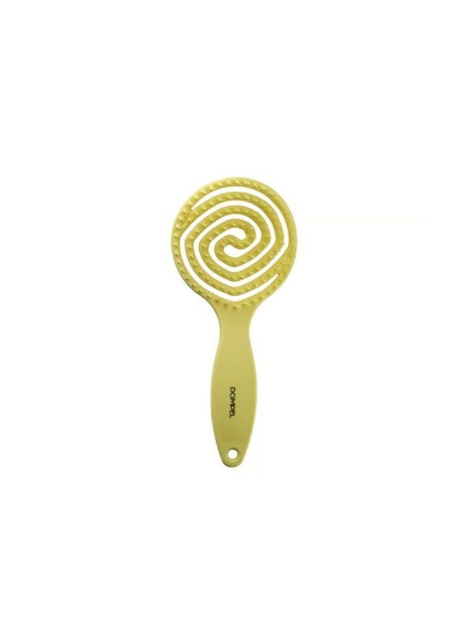 Dompel silicon brush curly hair/Yellow - Image 1